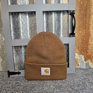 Tiny Trendsetter Carhartt Brown Toddler Beanie!